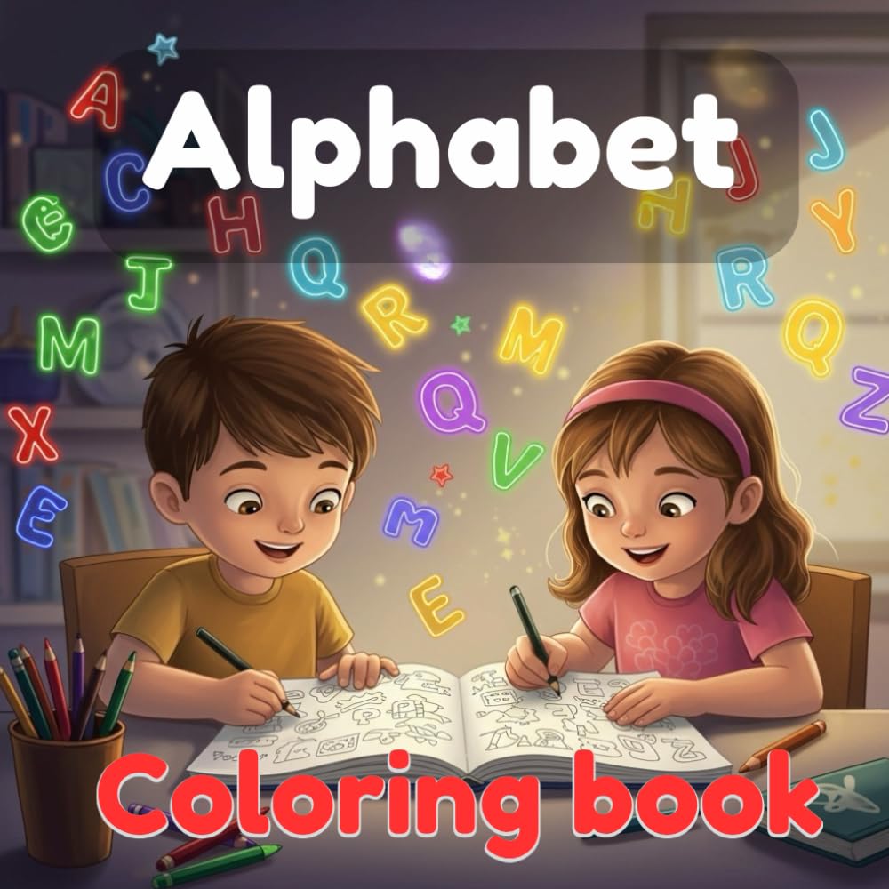 Alphabet Coloring Book: An A–Z Animal Adventure in Coloring – Perfect for Early Learners