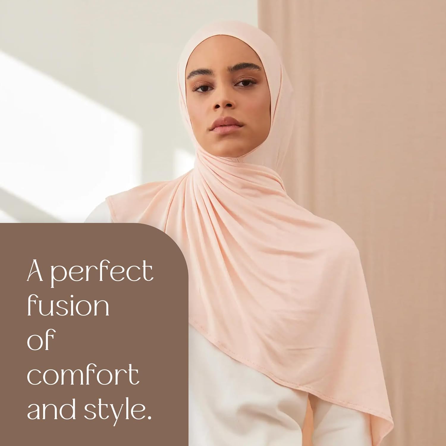 Modest Instant Premium Jersey Hijabs | For Muslim Women Pre-Sewn Head Scarf Wrap Hijabs - Image 6