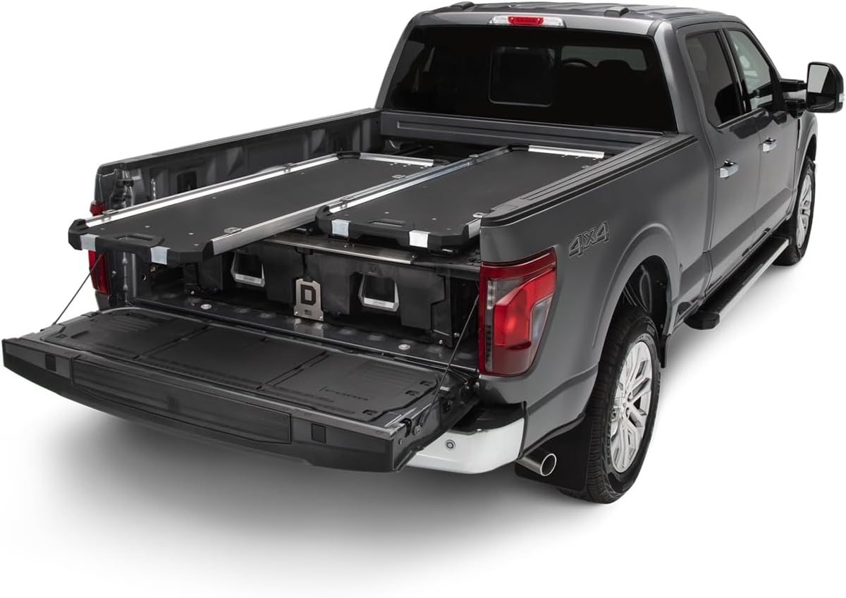 CargoGlide Truck Bed Slide – 600 lb Capacity, 75% Extension – Heavy-Duty Pickup Cargo Slide for Easy Bed Access – Compatible with CargoGlide 600/75% / 24" W / 63" L