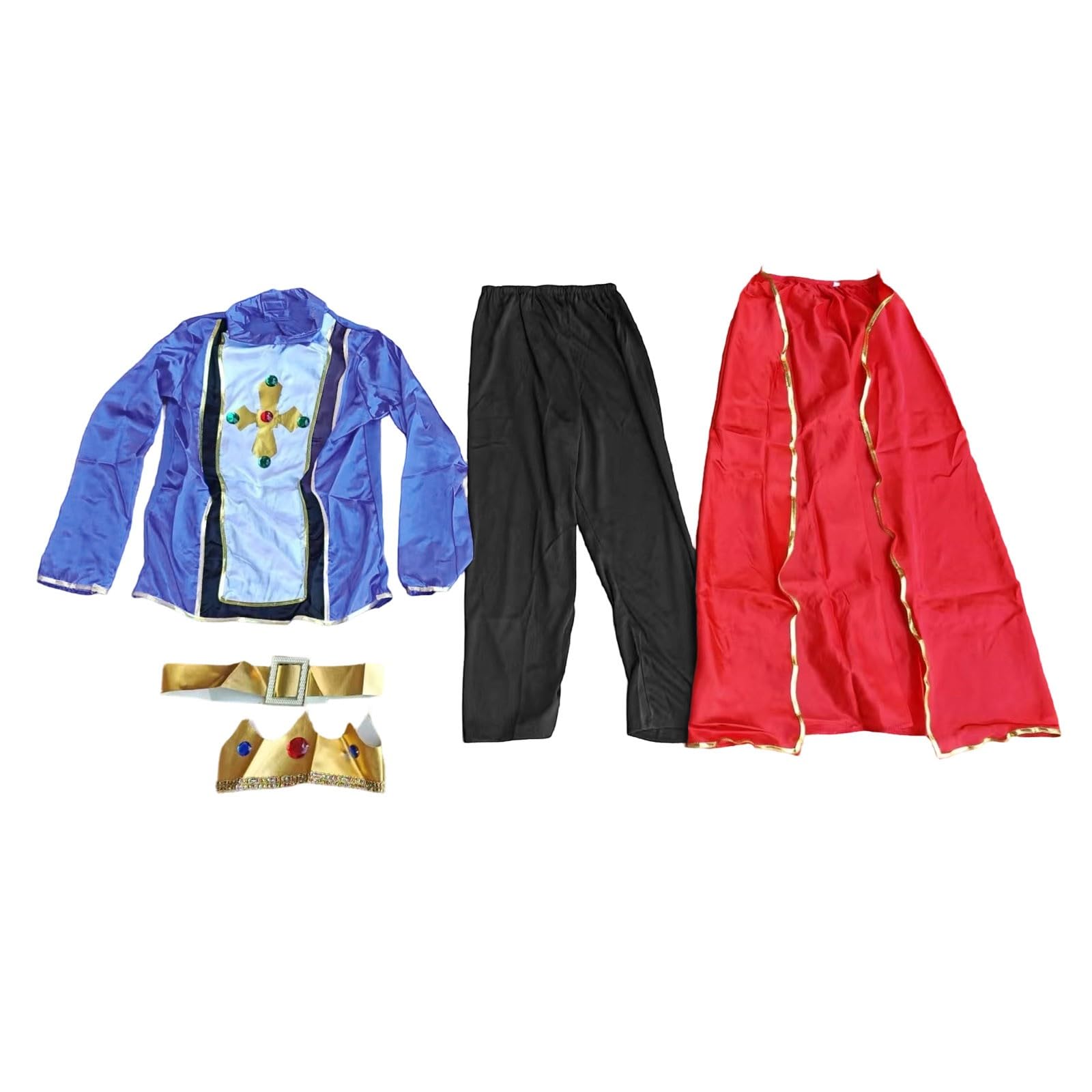 Faschingskostüme Kinder Junge König Kostüm Mittelalterliches Edelmann Fancy Dress Outfit Mit Umhang Und Zepter Für Kinder Aufwendiges Verkleidungsset Für Bühne Und Fasching Kinderkostüme Mädchen