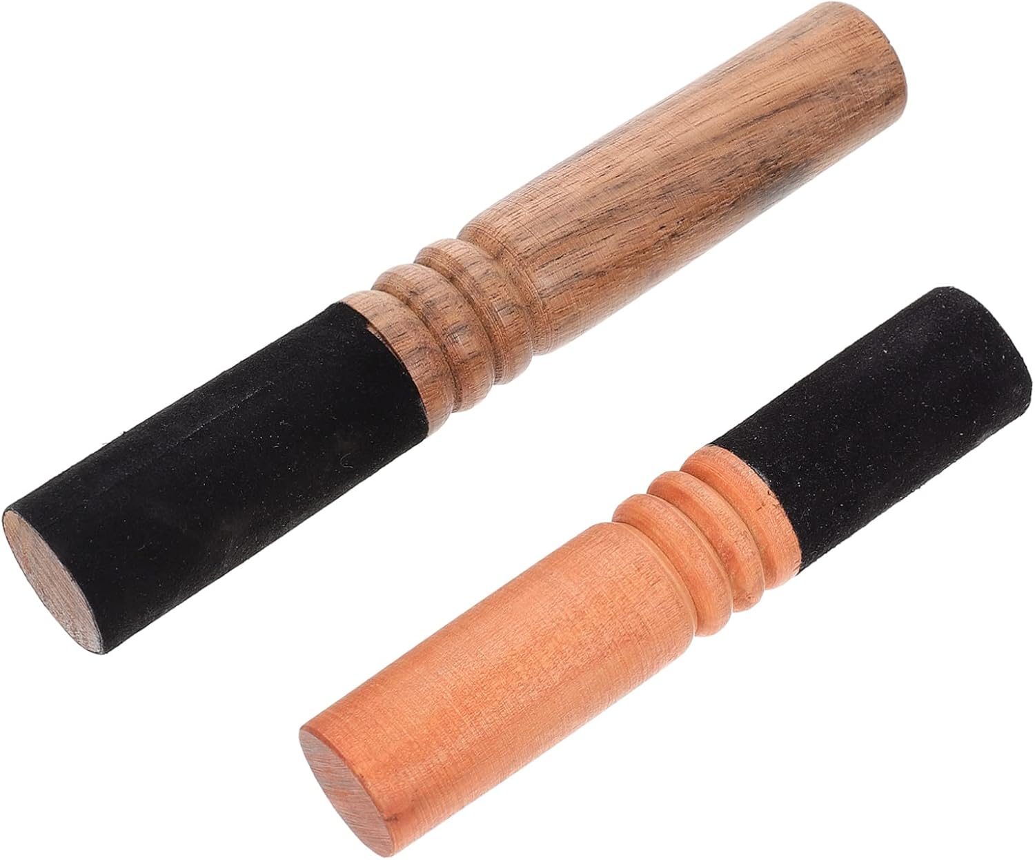 SUPVOX 2pcs Tibetan Singing Bowl Mallet Wooden Striker for Meditation Healing Bowls Sound Rods for Zen Relaxation Mindfulness Practices