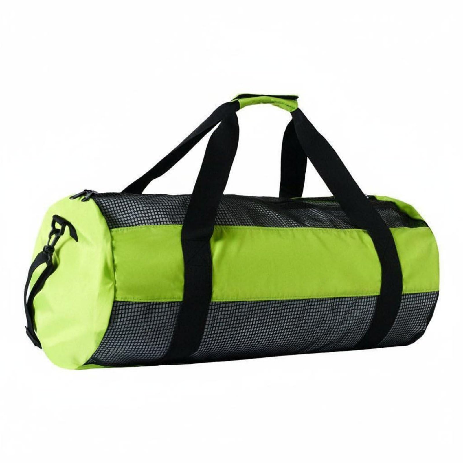 Sac de Sport en de Plongée Sac de Natation Sac de Bateau Sac Grand Volume Maille PP Épaisse pour Matériel Humide Séchage Accéléré Poignée Renforcée et