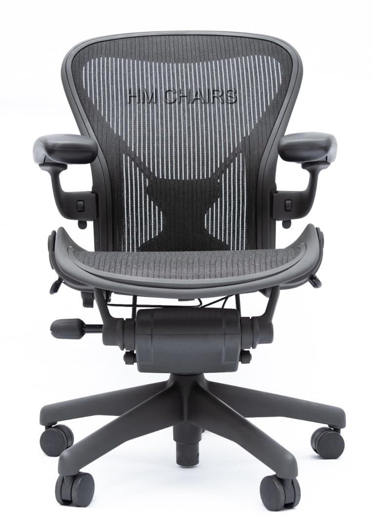Refurbished HM Aeron Office Chair with Posturefit Support - Size B - Fully Loaded