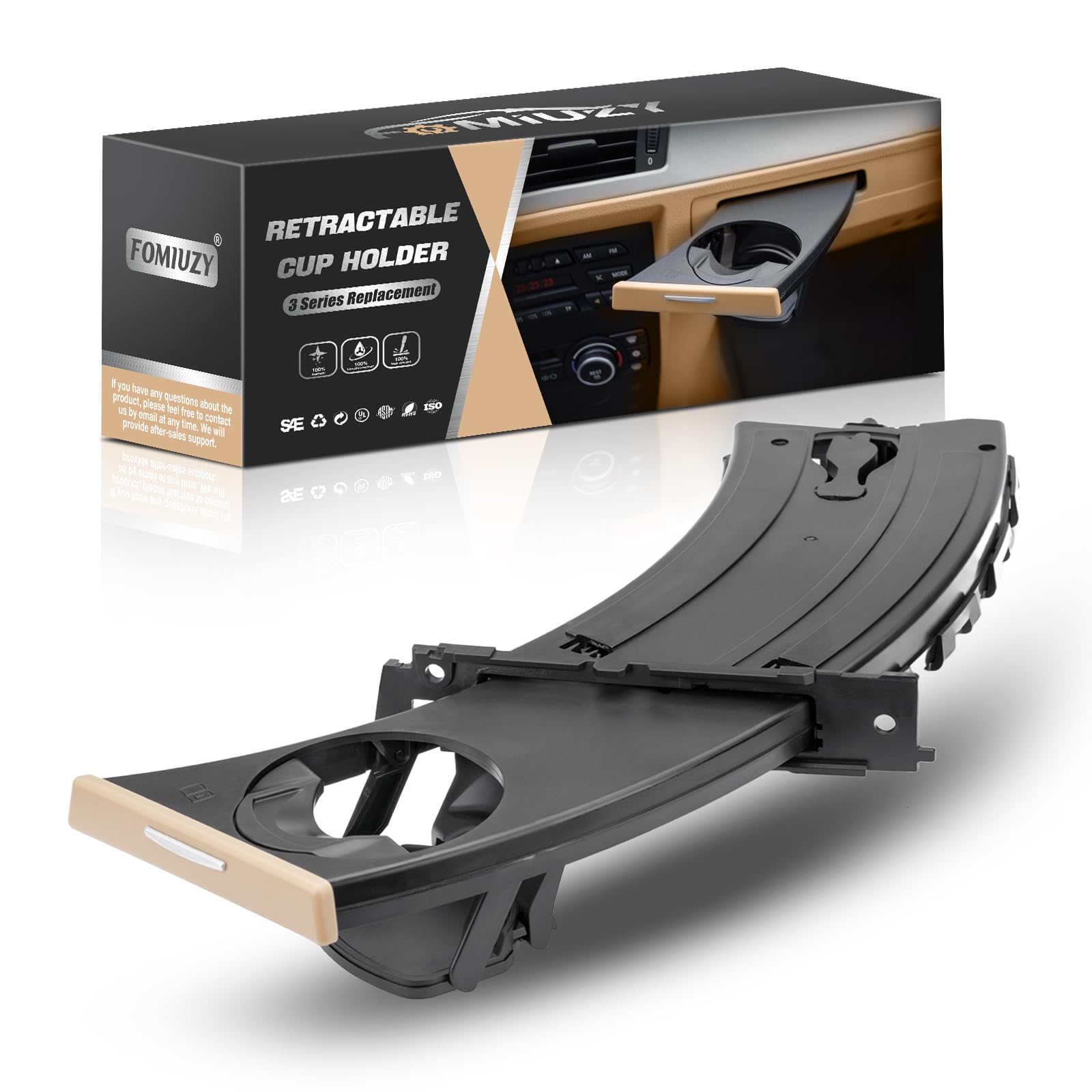 WEILEITE Replacement Car Cup Holder Compatible with BMW E90 E92 328i E93 E91 335i 330i 325i 325xi 328xi 323i 330xi 335xi 335is 335d 2006-2013 Replace 51459173467