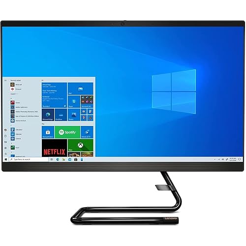 Lenovo IdeaCentre AIO 3i 24' All-in-One Computer Intel Core i3-10100T FHD Display 8GB RAM 1TB HDD 256GB SSD DVD RW