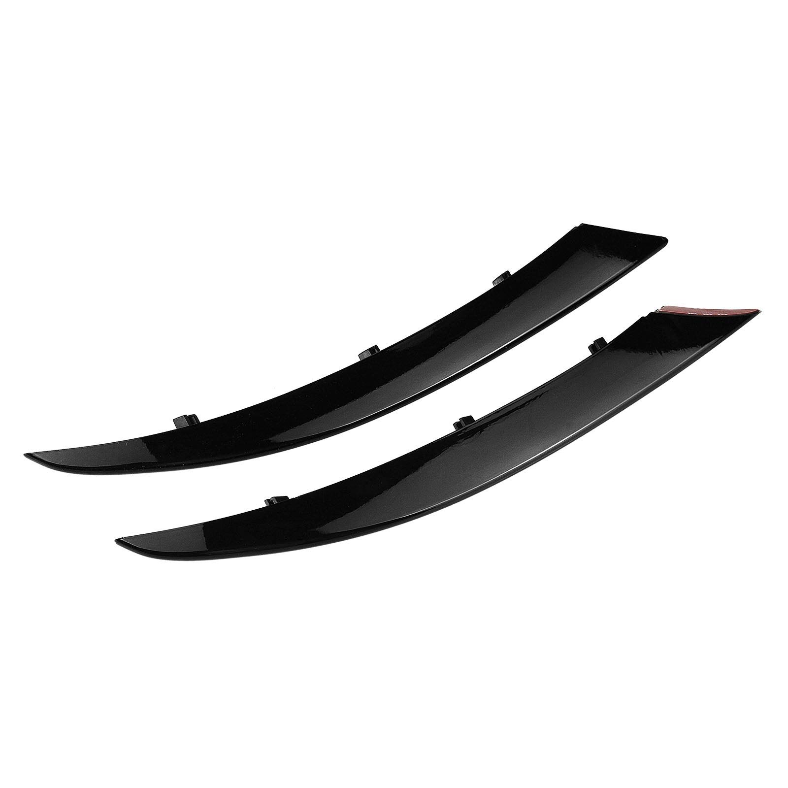 IENQBVL Frontspoiler Für Mercedes C-Klasse W205 - Canard Spoiler Set Glossy Black