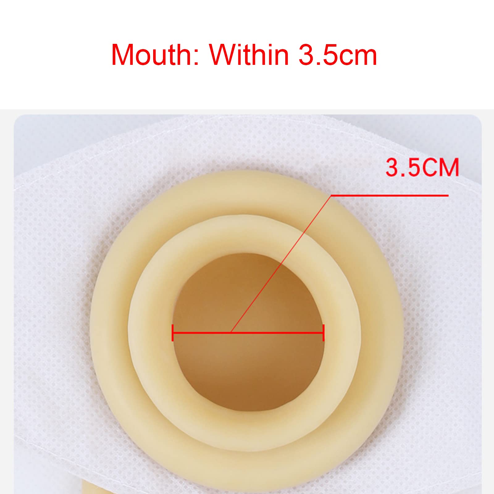 bolsa de ostomía, Bolsas de ostomía, bolsas silicona for el cuidado del estoma, drenables una pieza, bolsa colostomía drenable