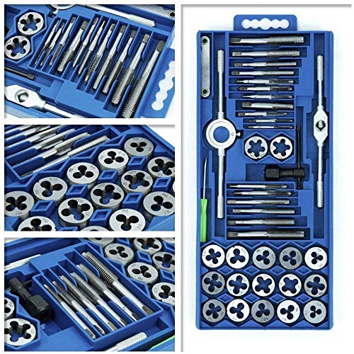 Set 110 Maschi Per Filettatura Aufun - M2-M18, Acciaio Tungsteno, Con Custodia, Per Officina - Foto 7