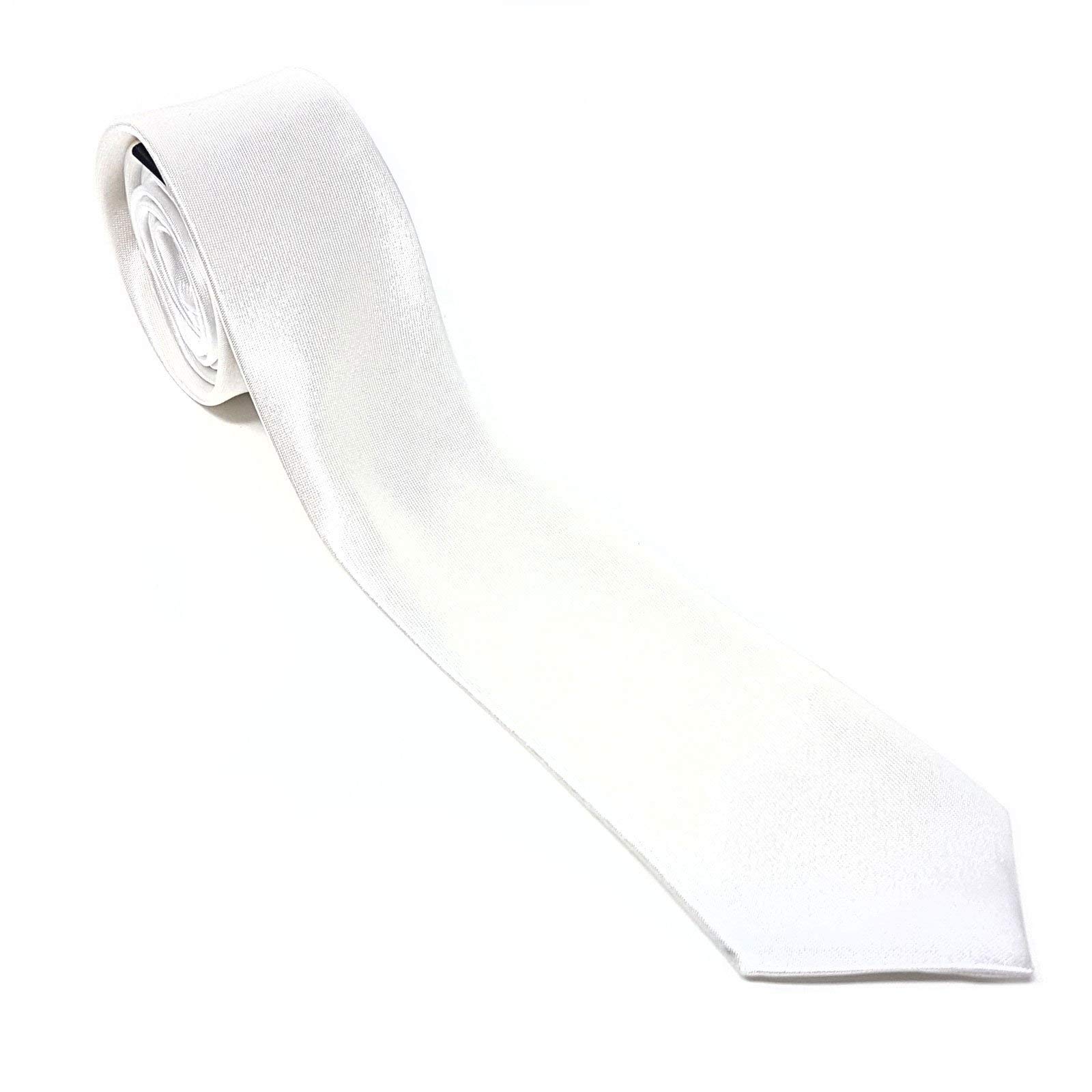 Ws Uk White Kids Necktie [Skinny ]