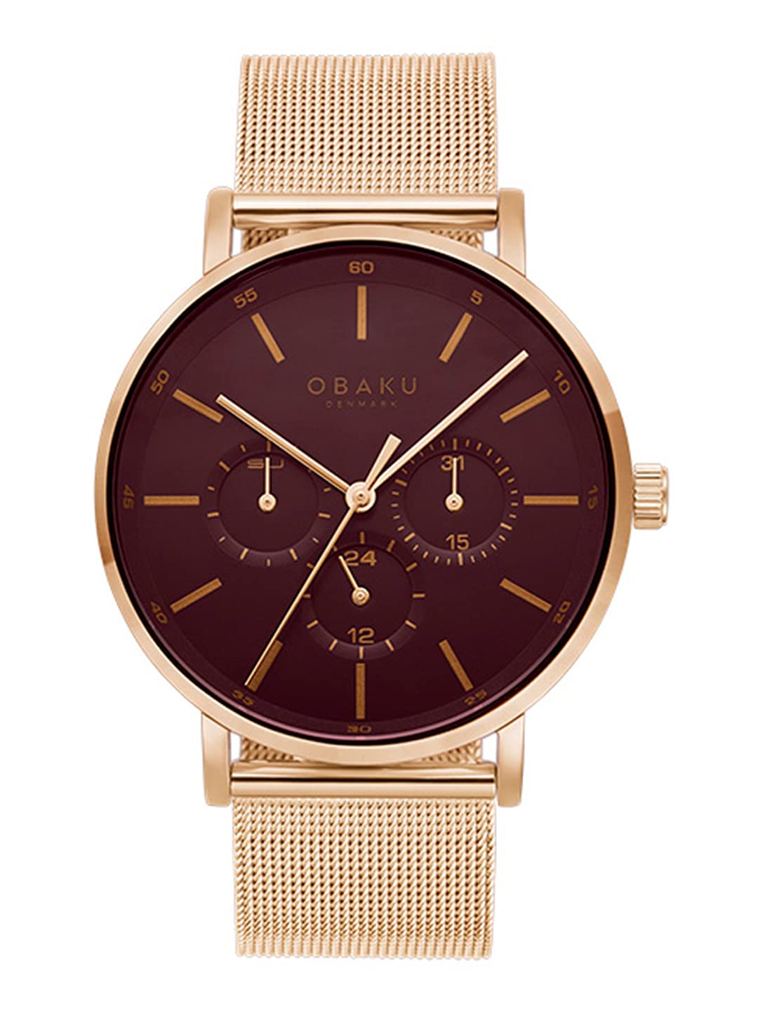 Obaku EGE Ruby Analog Burgundy Dial Mens Watch-V246GMVDMV (B09HGZZD16) Amazon Price History, Amazon Price Tracker