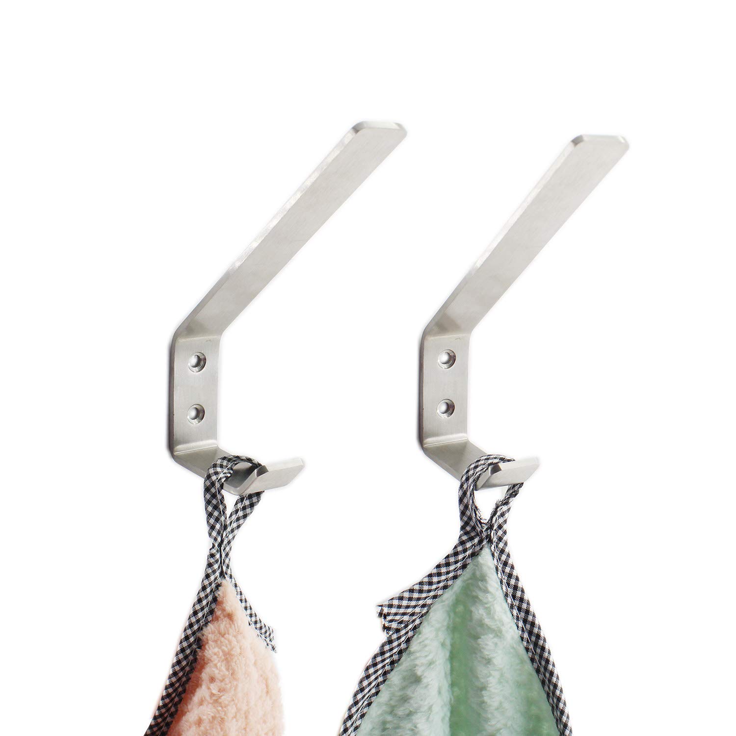 Ganchos Adhesivos De Pared, Ganchos De Acero Inoxidable, Impermeables, Para Colgar Llaves, Bata, Abrigo, Toallas, Bolsos, Hogar, Cocina, Baño, Paquete De 6