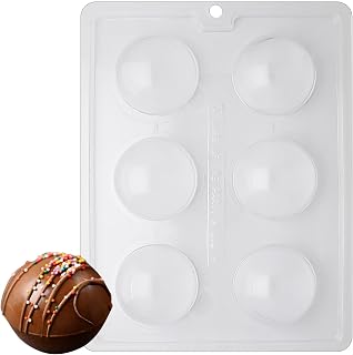 Life of the Party Cocoa or Bath Bomb Chocolate Candy Mold with Molding Instructions Included