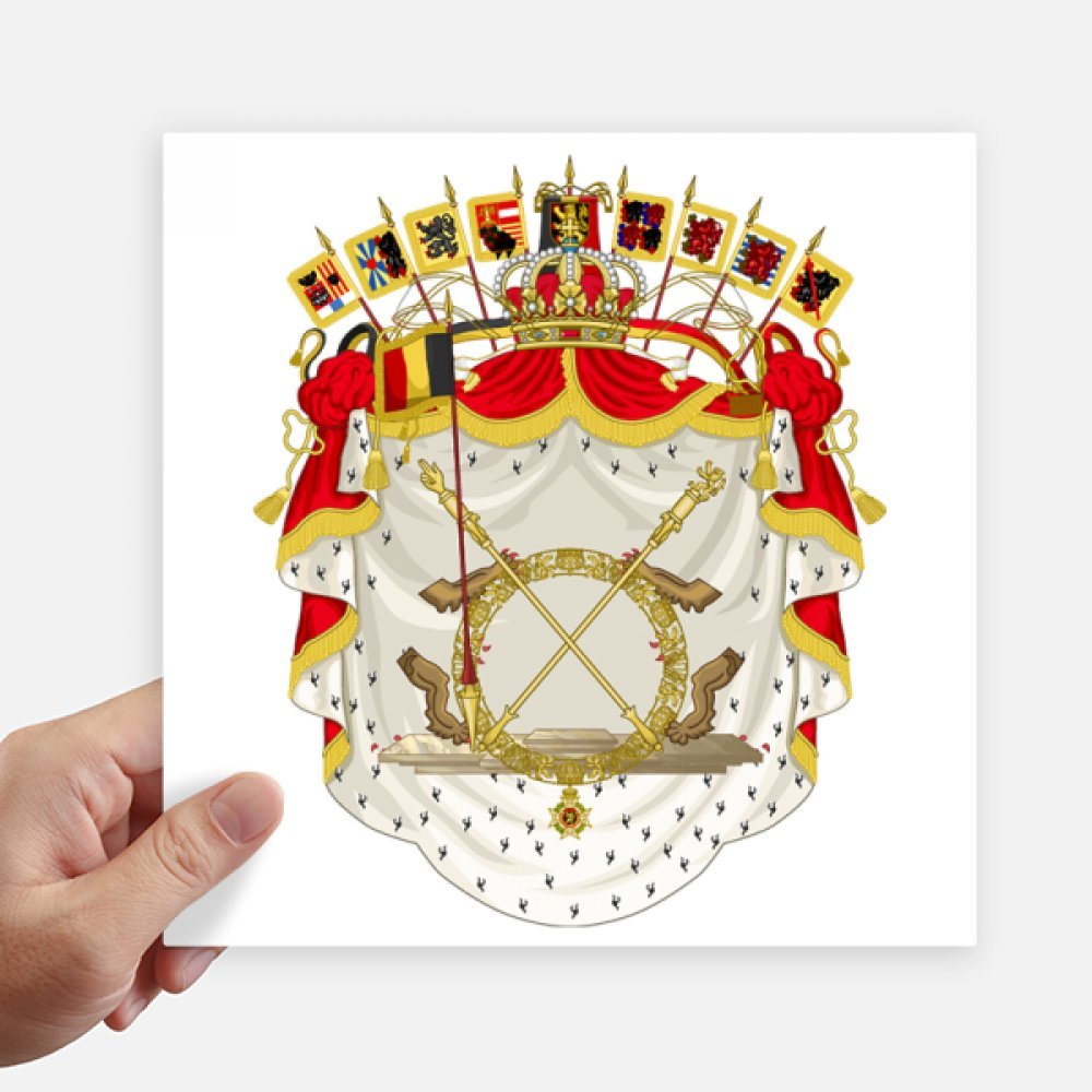 Autocollant Belgique 20 cm pour personnaliser valise et pc