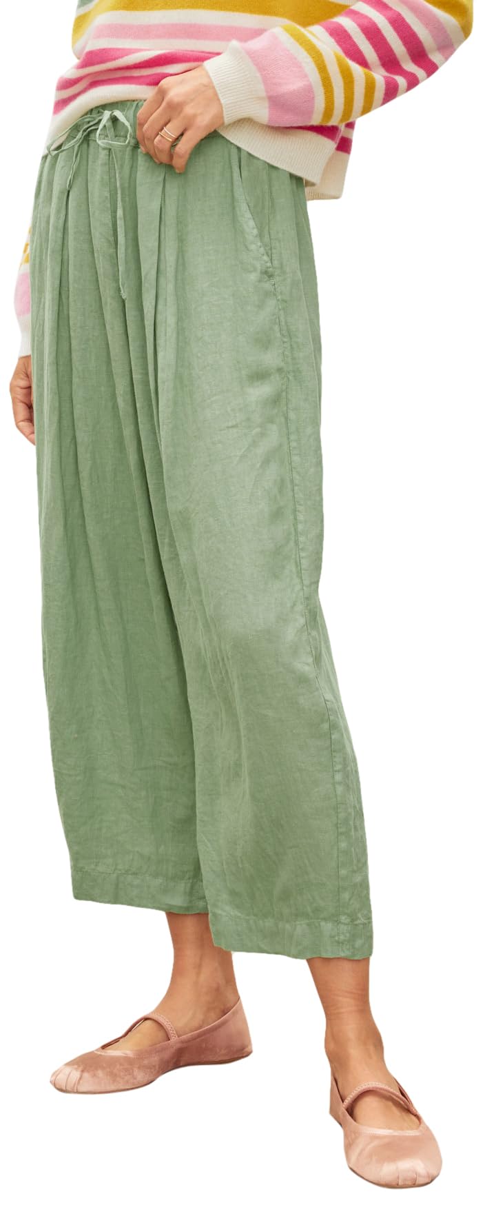 Velvet by Graham Spencer Womens Hannah Drawstring Pant with Pockets