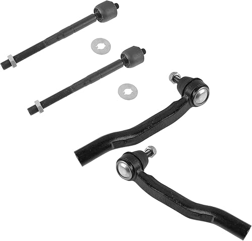 Vista 628 de TRQ - Juego de barras de acoplamiento delanteras interiores y exteriores