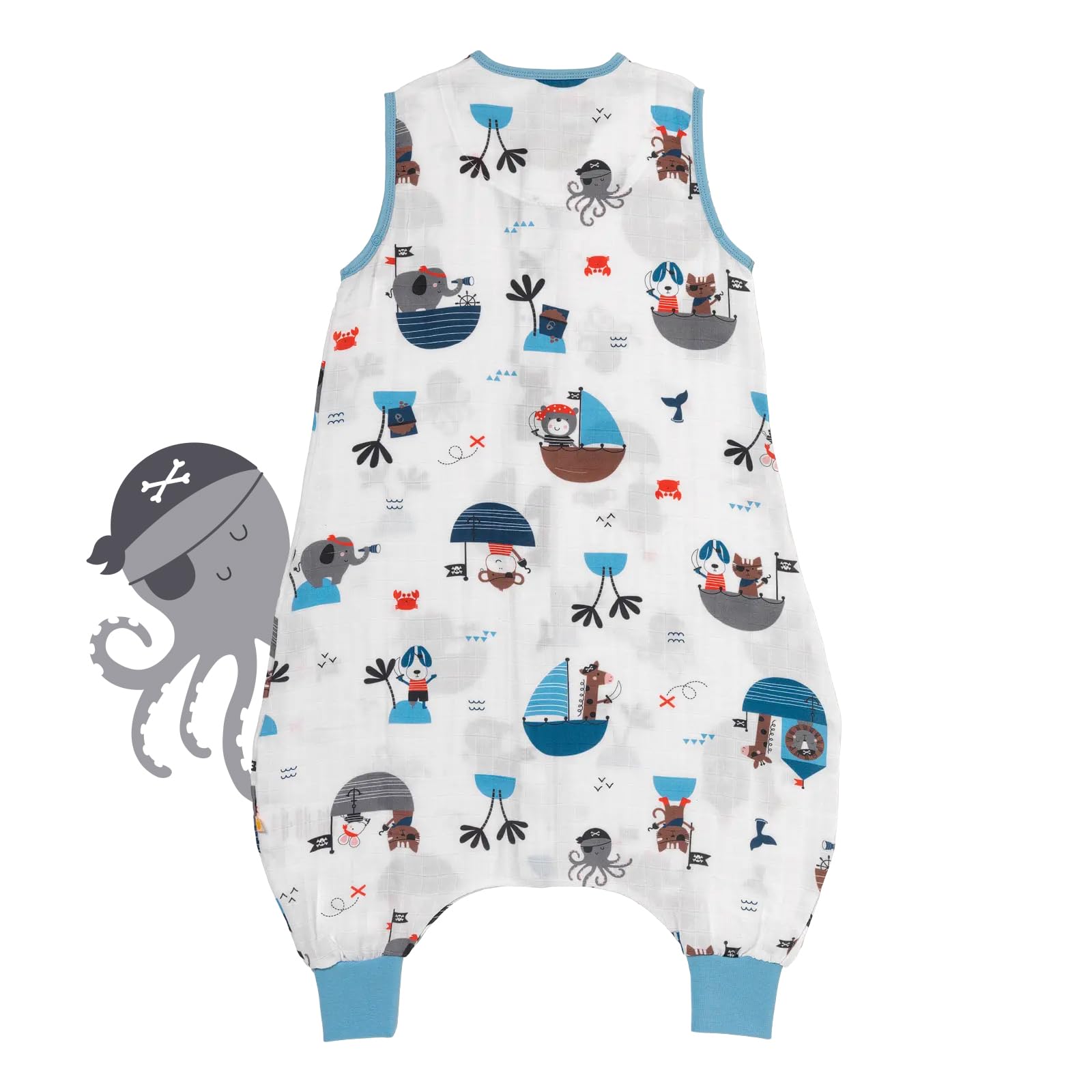 schlummersack Baby Kinder Schlafsack Sommer | mit Füßen, dünn, Sommerschlafsack, 0.5 Tog