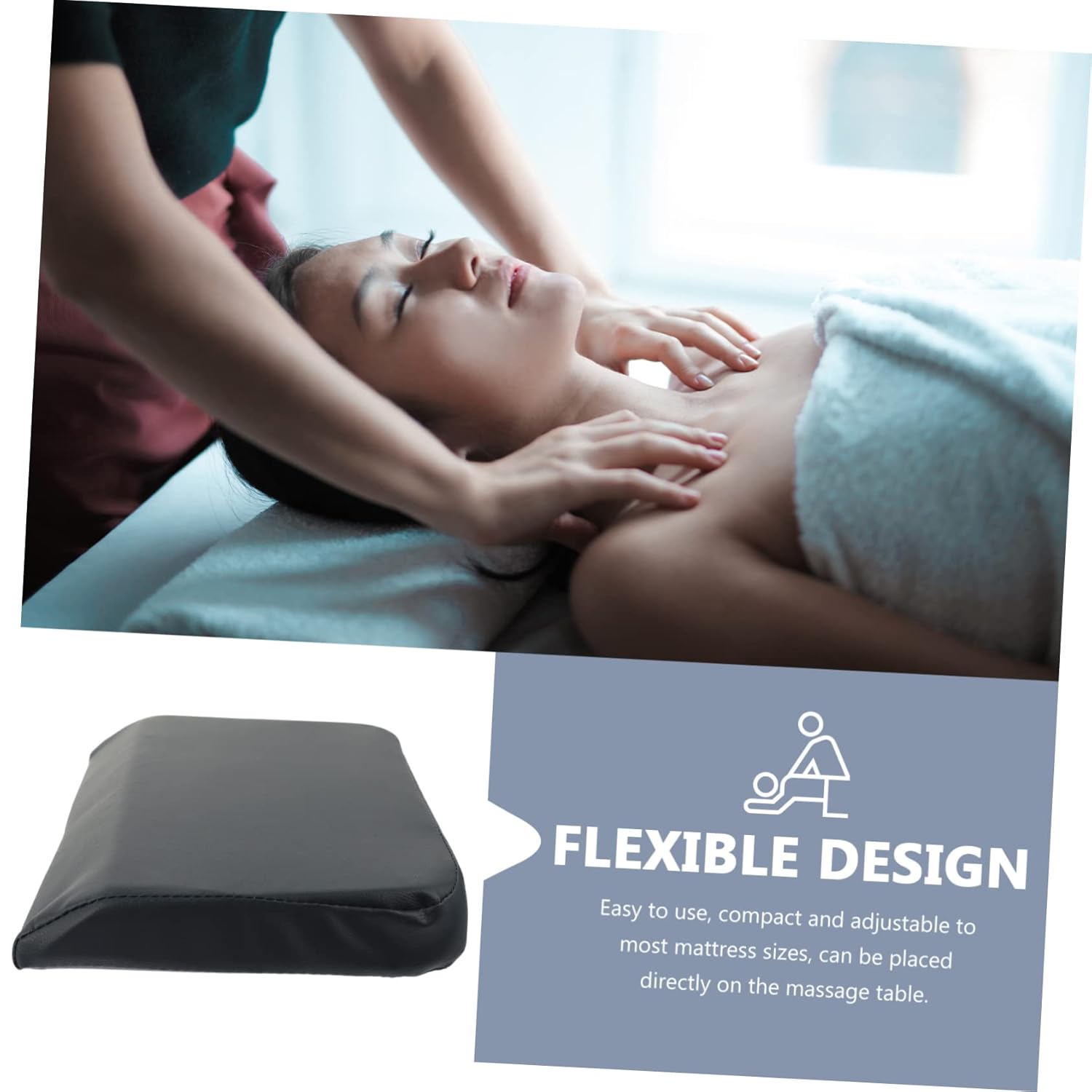 Angoily 2sets Memory Pillow for Face Head Rest Massage Table Headrest Pillow Neck Massage Face Support for Salon Chiropractor Acupuncturist