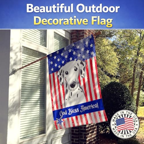 Drapeau dalmatien Caroline's Treasures BB2140CHF pour grande maison multicolore