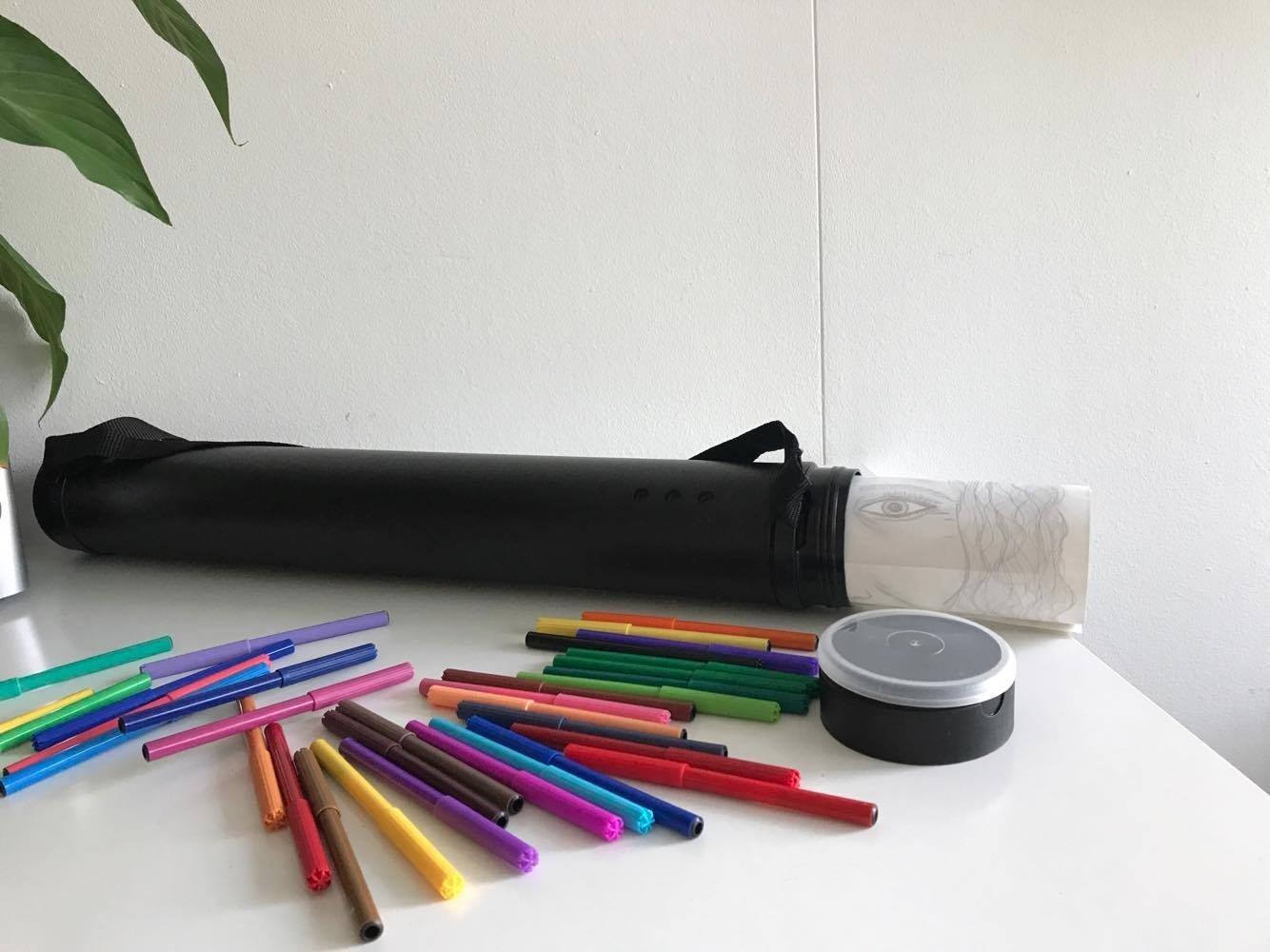 Portadisegni Rumold ZR6611 - Tubo Estensibile In Polietilene Nero Per Disegni E Poster - Foto 10