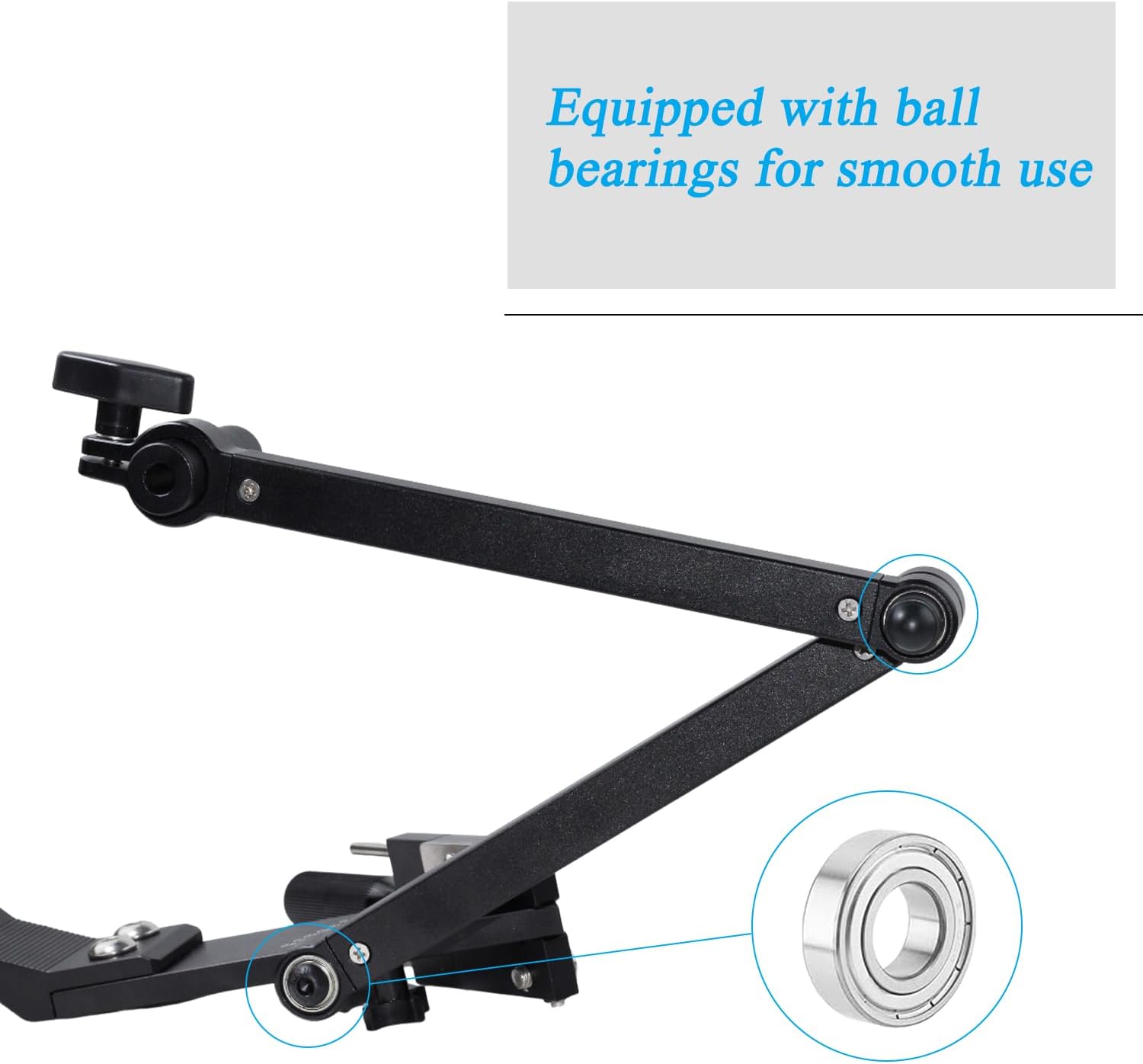 Lawn mower blade sharpener tool Frame 15°-45° Adjustable with Ball Bearing Manufacture Handle for Right & Left Hand Blades, Use with Angle Grinder universal Types of Lawn Mower Blade