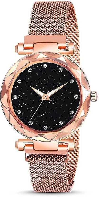 Giffemans Women Watch Japan Analogue Quartz Stainless Steel Magnetic Mesh Band Waterproof Ladies Watches (Rose Gold) (B0CK1CXLSK) Amazon Price History, Amazon Price Tracker