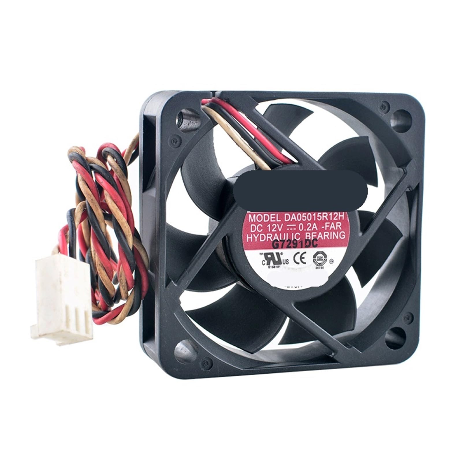 JJKKOZVQF DA05015R12H 5cm 50mm fan 50x50x15mm DC12V 0.20A 3pin 5000rpm cooling fan