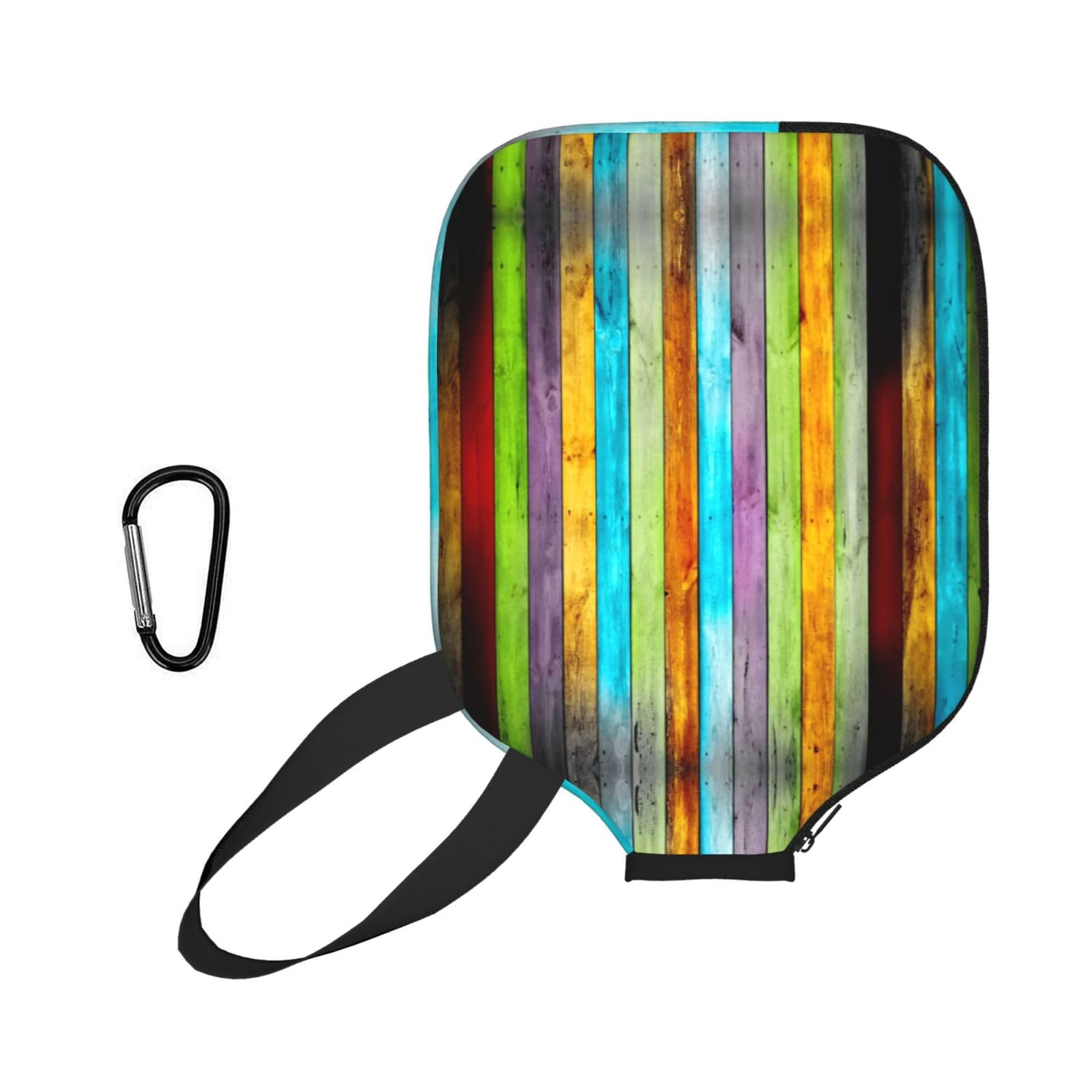 ESNAIUVCD Colorful Wooden Boards Print