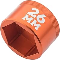 Vista 3 de Fox Racing Shox Horquilla Topcap Socket Naranja, 26Mm, 3/8 Drive