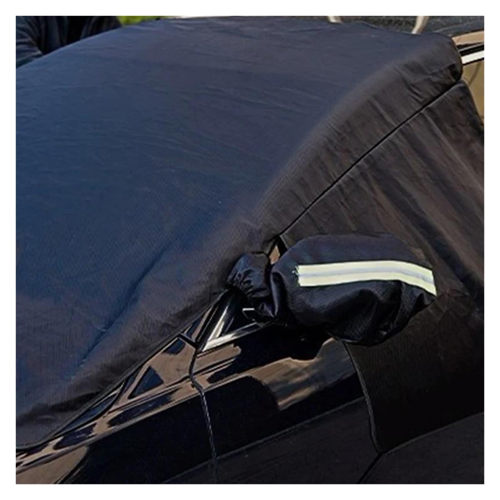 Couverture Pare-Brise Voiture Housse De Protection Contre La Neige Automobile pour Pare-Brise Avant, Pare-Neige À Aspiration Magnétique Antigel Et Anti-Gel, Housse De Voiture