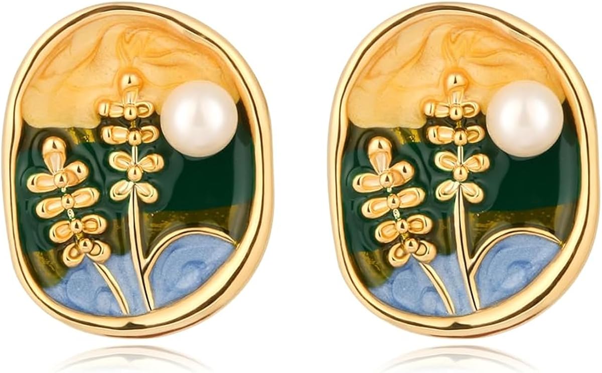 Anho Impressionist Stud Earrings