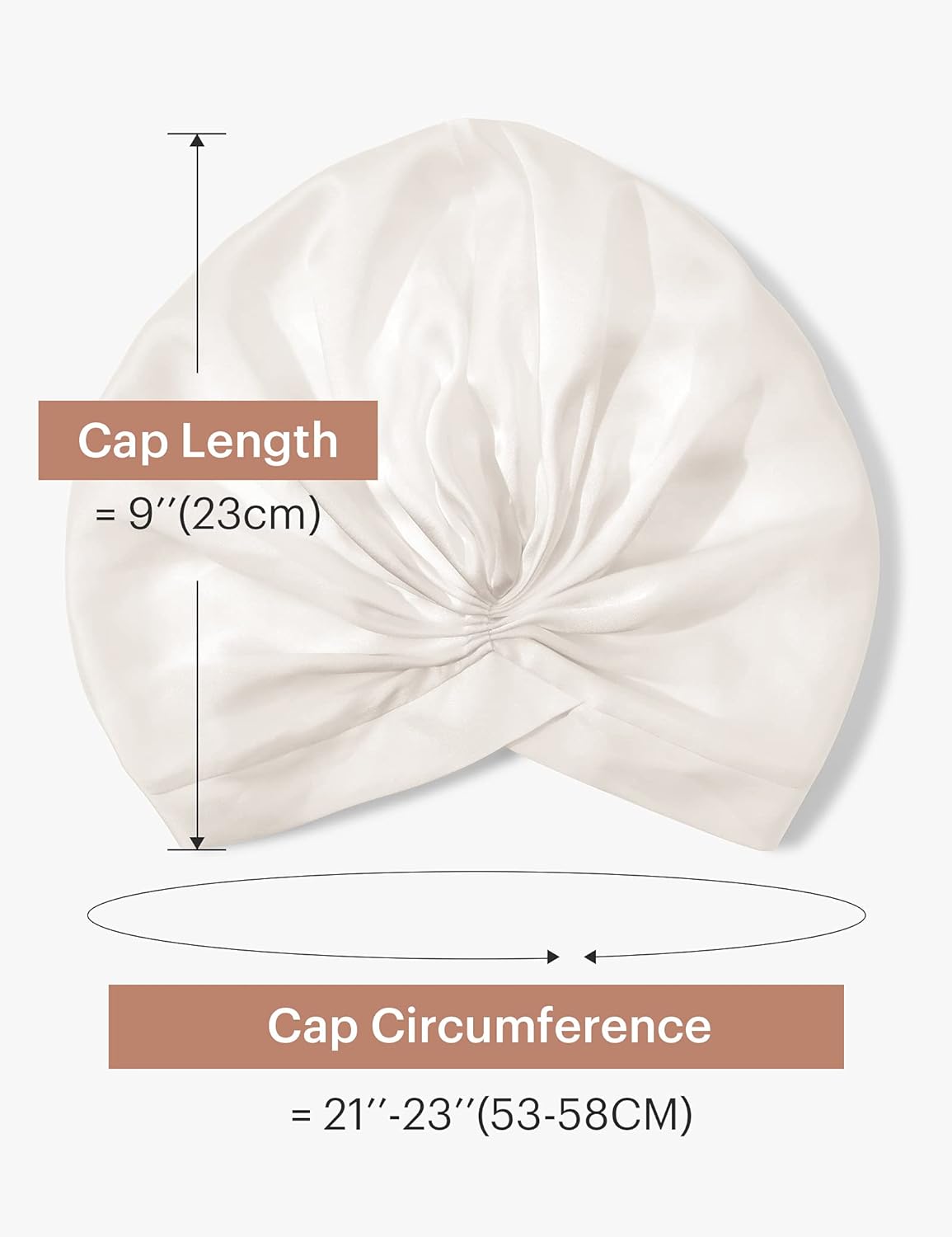 LilySilk Silk Bonnet for Sleeping Womens 100% Mulberry Silk Sleep Cap Hair Wrap for Curly Long Hair - Image 6