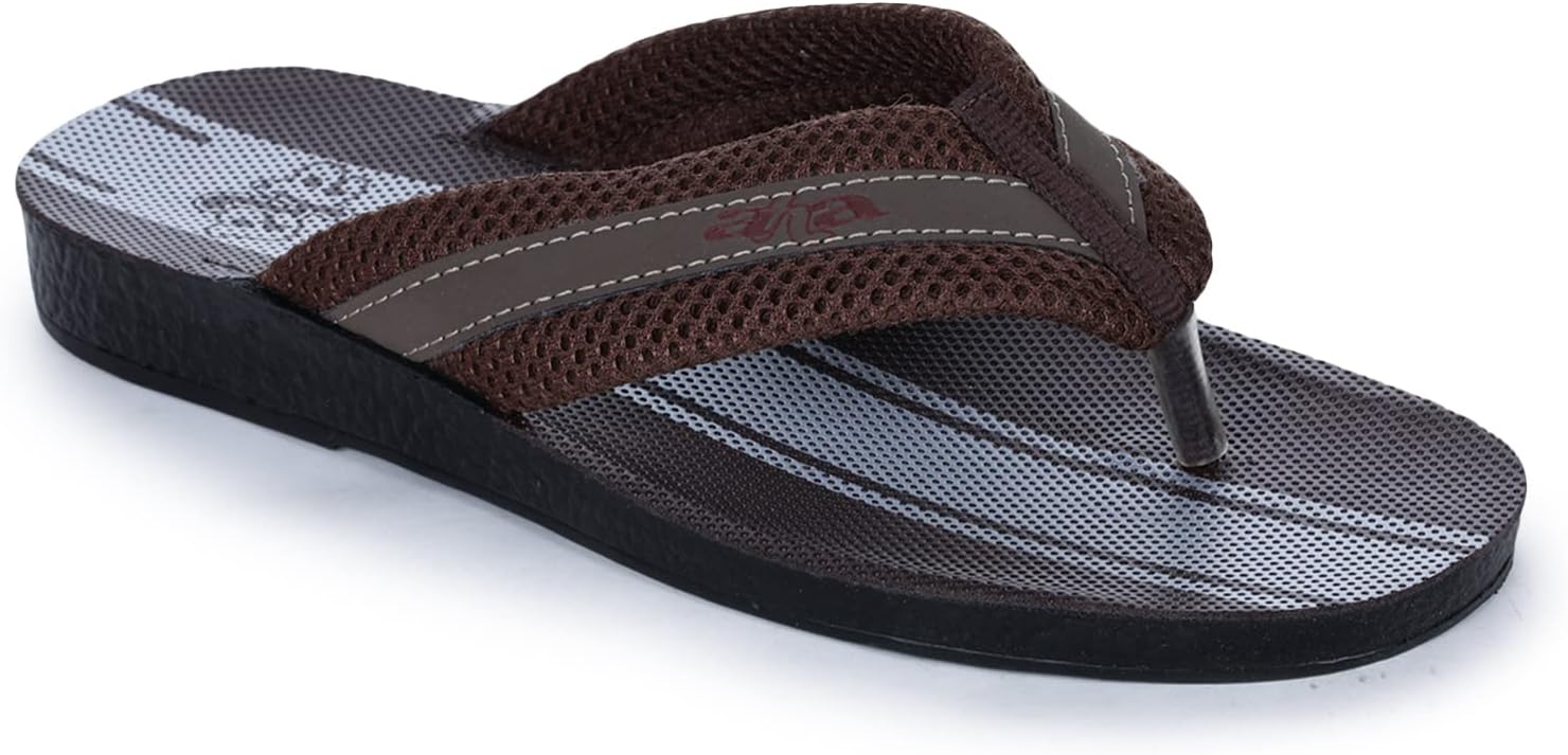 Liberty Mens Pokar Brown Open Back Slipper