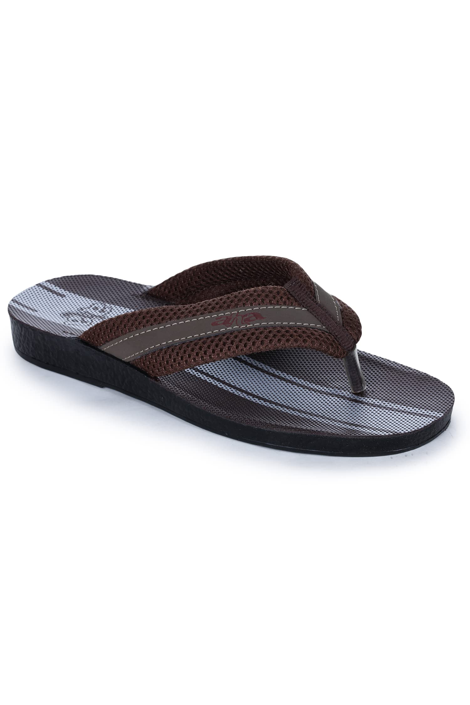 Liberty Mens Pokar Brown Open Back Slipper