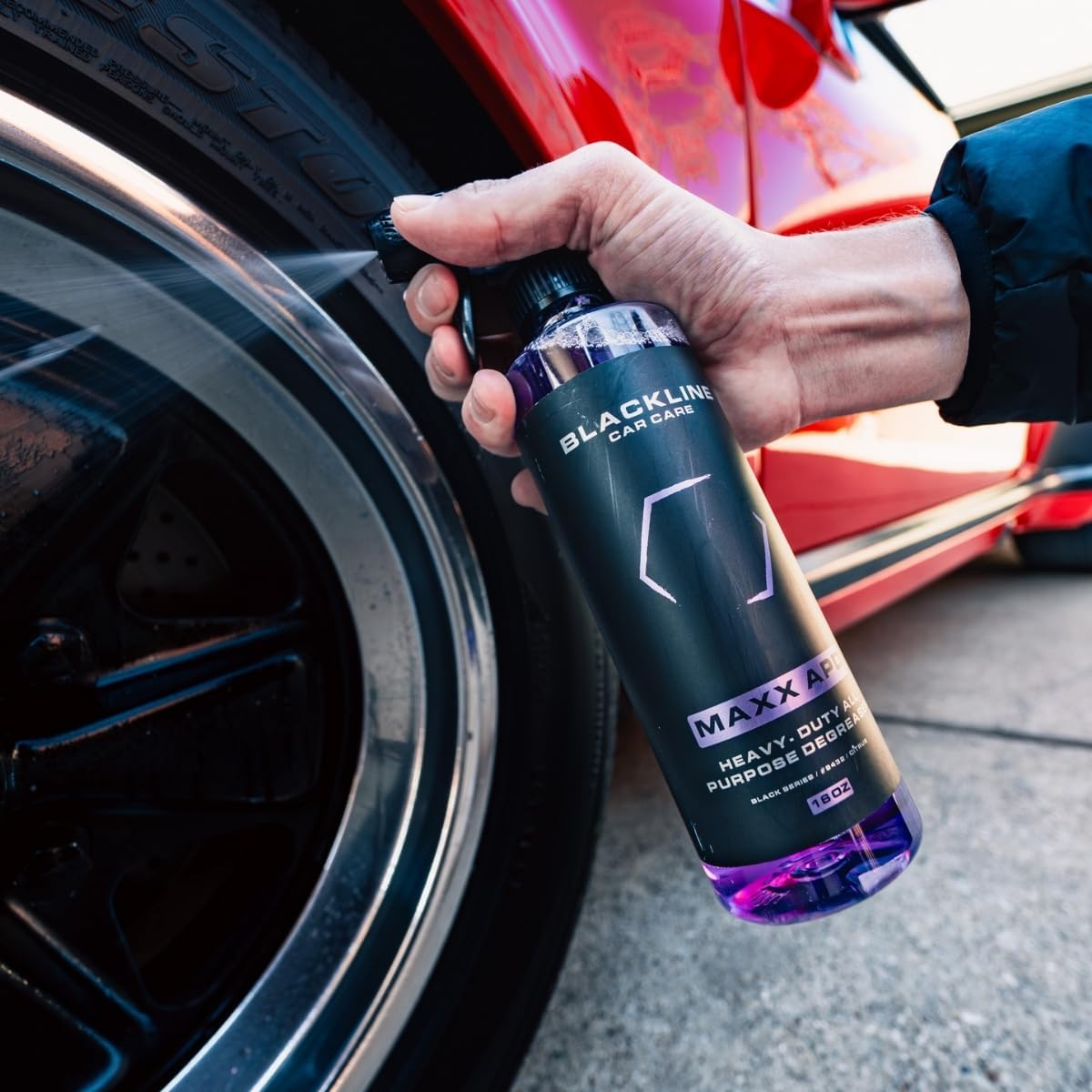 Blackline Car Care - MAXX APD - All Purpose Cleaner - Heavy Duty Industrial Degreaser | Tire, Engine, Wheel, car seat, car interior, Detailing Cleaner - Image 4