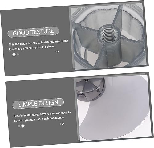 Miniatura 3 de Hoja de ventilador eléctrico de piso de hoja de ventilador de pedestal de hoja de ventilador piezas de repuesto de hoja de ventilador de pie