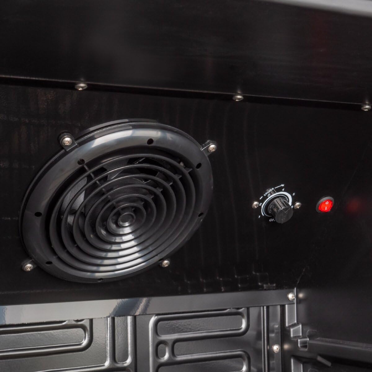 GastroHero Frigorifero per bevande GK-360BB per ristorazione, 4 ripiani regolabili, capacità refrigerante da 360 litri, frigorifero con porta in vetro, illuminazione interna, chiudibile, forniture per