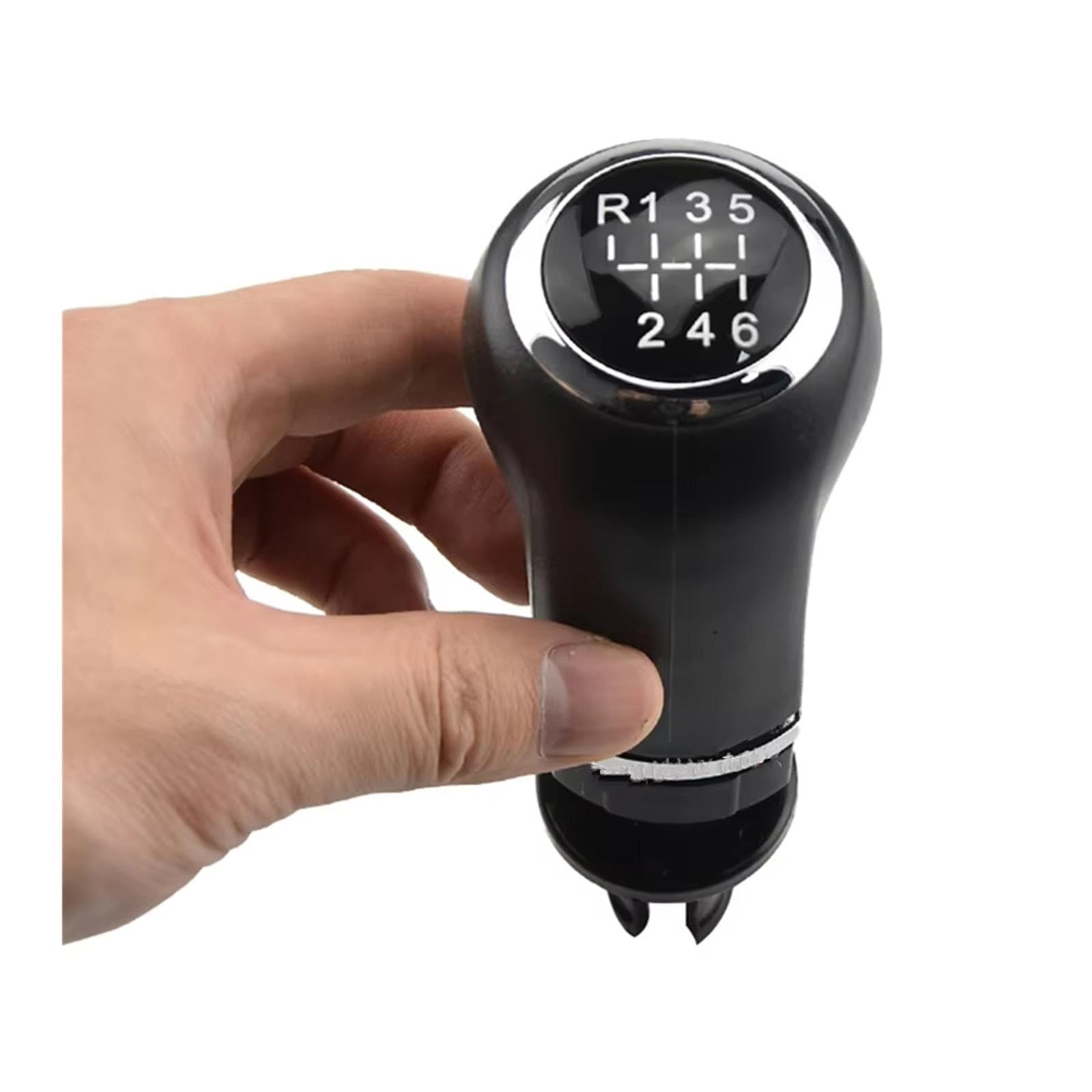 EFDDTBHE Compatible with Opel for Corsa D 2006-2014 Car Accessories 5/6 Speed Car Gear Shift Knob Gaitor Boot Shifter Handle(6 Speed-Hand)