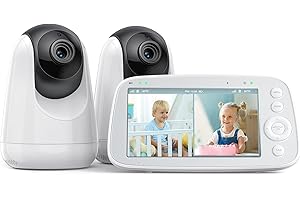 Vava 5” HD Baby Monitor with Split-Screen and Two Cameras