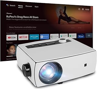 BEYSG YG430 WiFi Projector Full HD 1920 X 1080P LED WIFI Mini Projector 3D TV Video Compatible For Android WiFi Home Theater Portable Beamer (Color : MultiScreen Version)