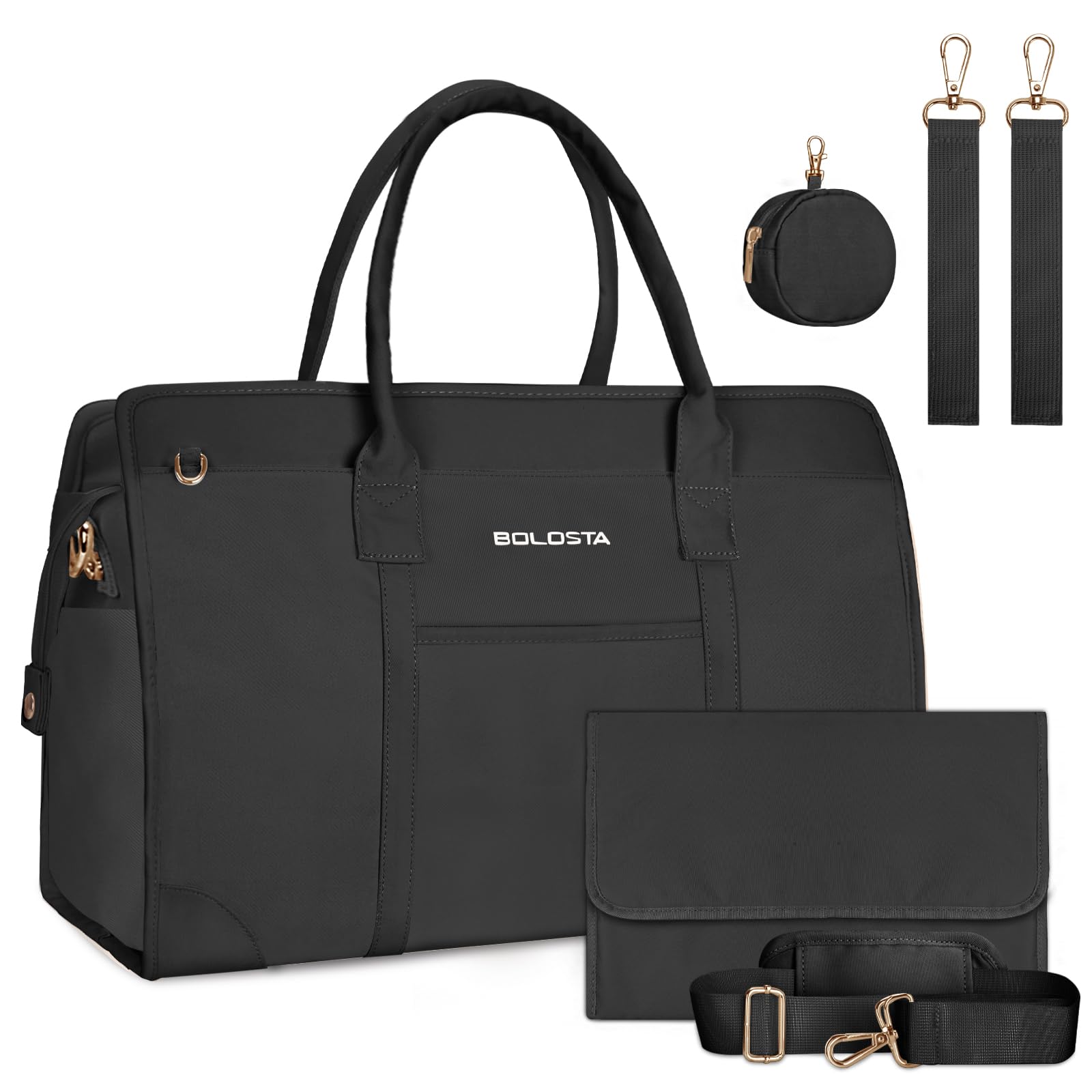 Diaper Bag Tote for Women Diaper Bag with Changing Pad Hospital bag for labor and delivery Travel Maternity Bag-image-11