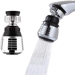 2 Pack Faucet Filter Aerator Sprayer, Sink 360 Swivel Water Tap Saving Diffuser for Kitchen Bathroom (Short)
