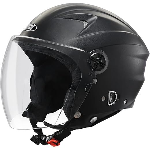 STUDDS RAY Open Face Helmet - Black-L