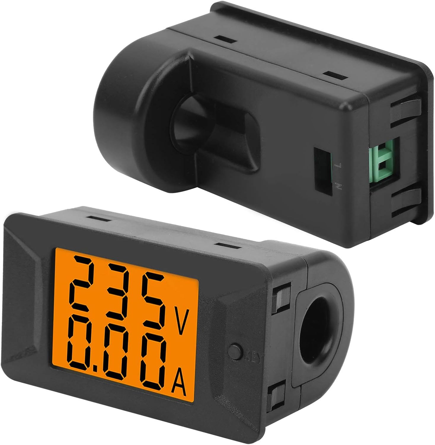 Voltmetro Amperometro Digitale 0.28'' 100V DC 50A - Display Blu E Rosso Con Shunt - Foto 6