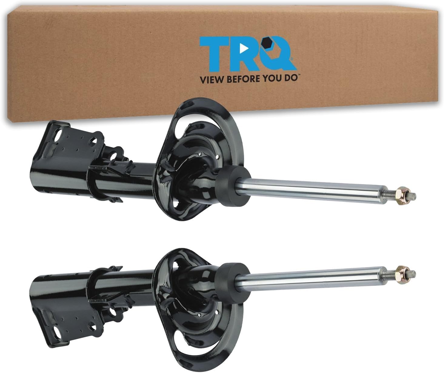 TRQ Front Strut Assembly Set Compatible with 2011-2014 Chrysler 200 2007-2010 Sebring 2008-2014 Dodge Avenger