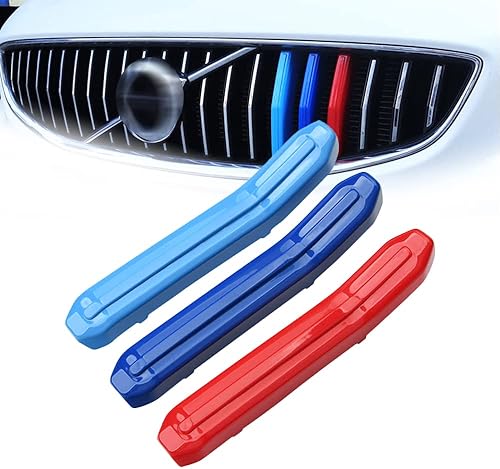 ontto Ajuste para Volvo XC40 2020-2022 Rejilla Inserción Tiras Delanteras Riñón Tira Decorativa Rejillas Color B