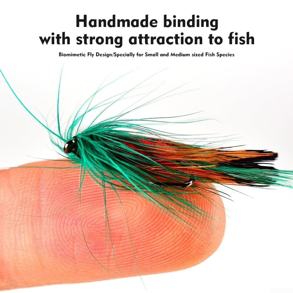 Lot De 2 Leurres Mouche Bionic Stonefly – Imitation Réaliste Pour Truite, Bar, Avec Crochet Acier Carbone