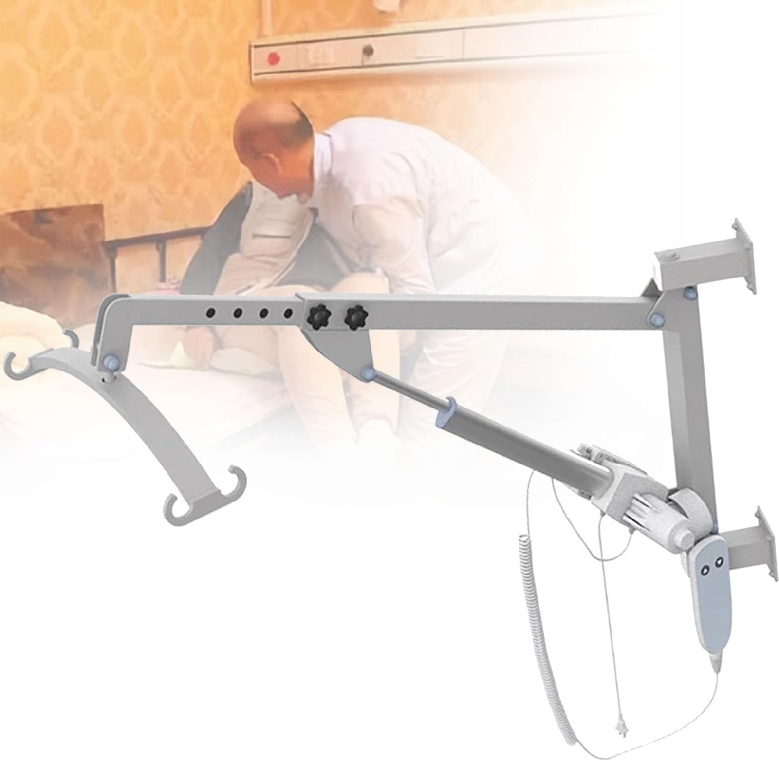 Arnés de elevación médica,arnés de Transferencia para Ancianos en casa,Dispositivos de arnés médico de Ayuda para IR al baño,para Ancianos con incontinencia y parálisis