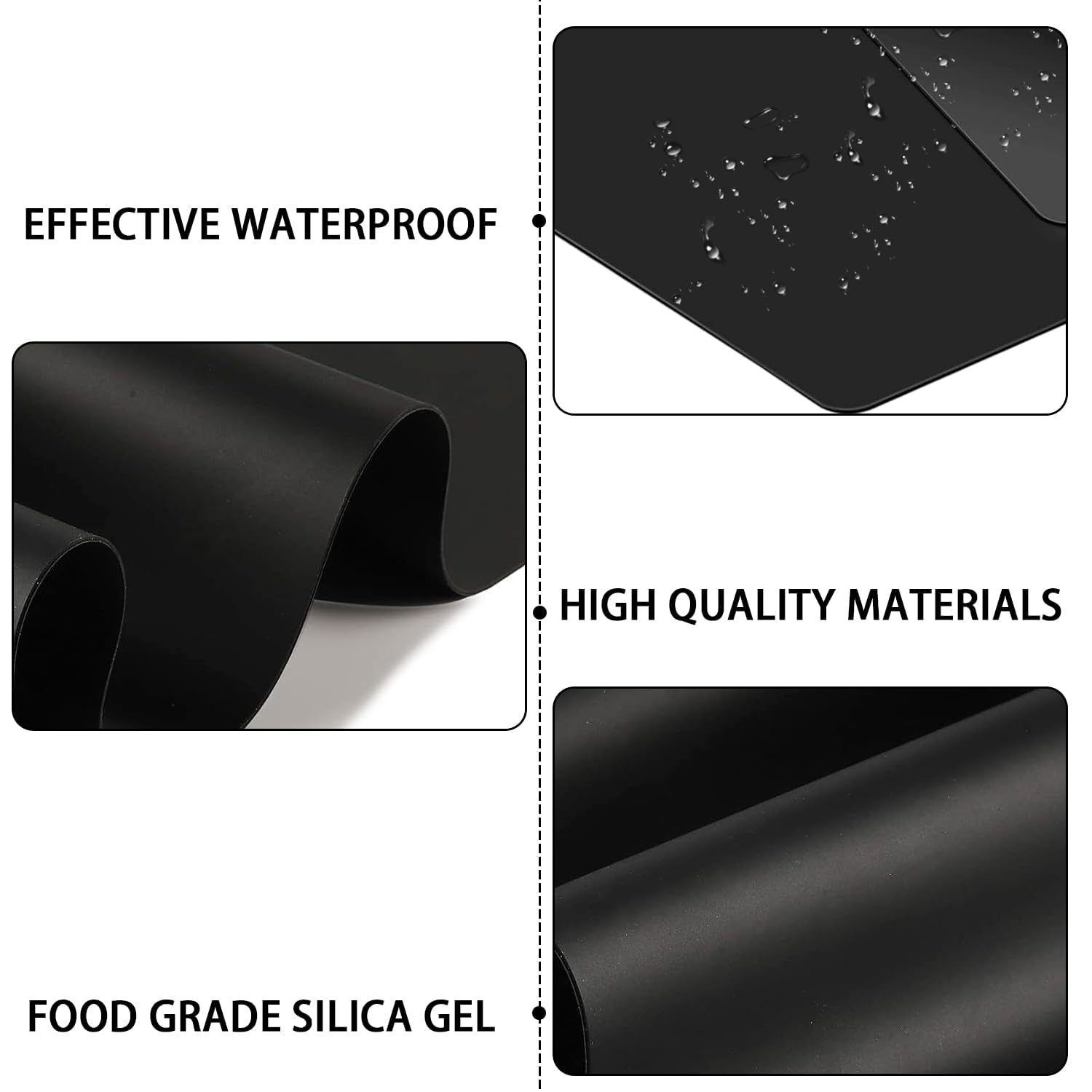 Herdabdeckung Induktionsfeld 52x78cm Abdeckung Induktionskochfeld | Abdeckung Induktionsmatte Schutzmatte Silikonmatte HitzebestäNdiges für Induktionsherd