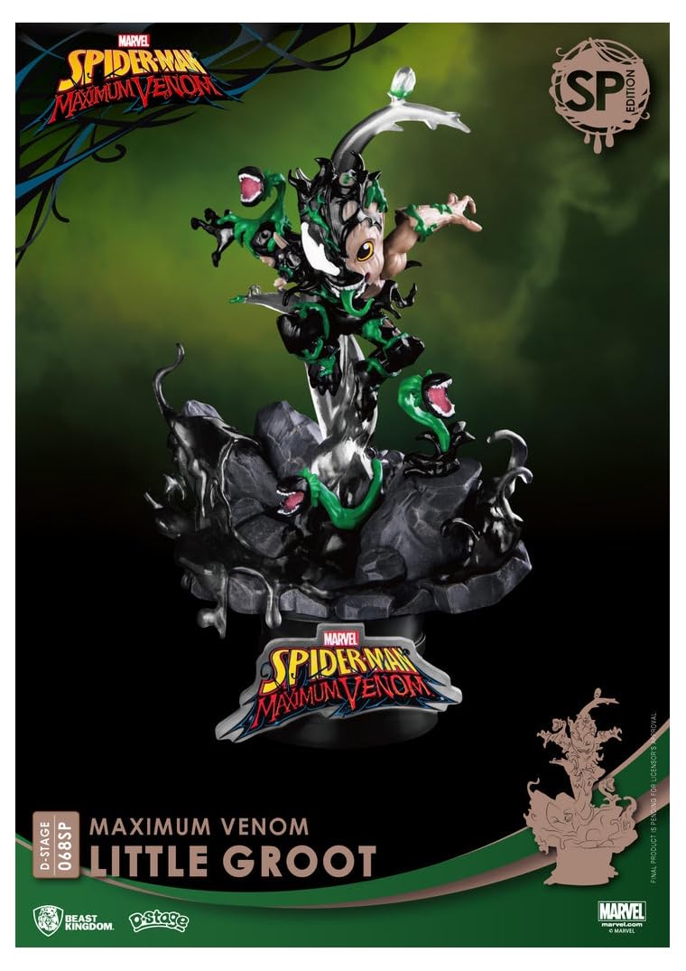 Beast Kingdom - Spider-Man: Maximum Venom - D-Stage - Little Groot 6" Special Edition Statue DS-068SP