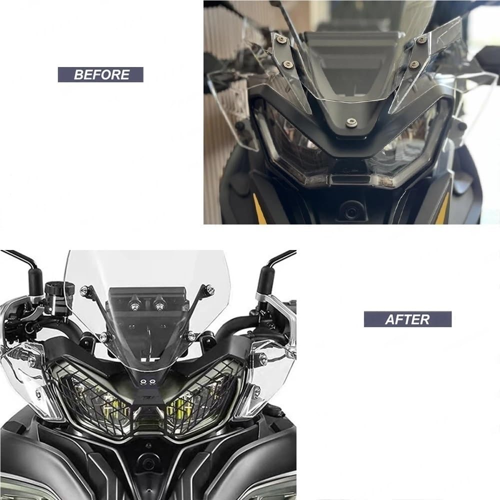 Pour QJ Pour Moteur SRT 900 SX SRT900SX Accessoires De Moto Garde Calandre Phare Couvercle Cache Latéral Phare